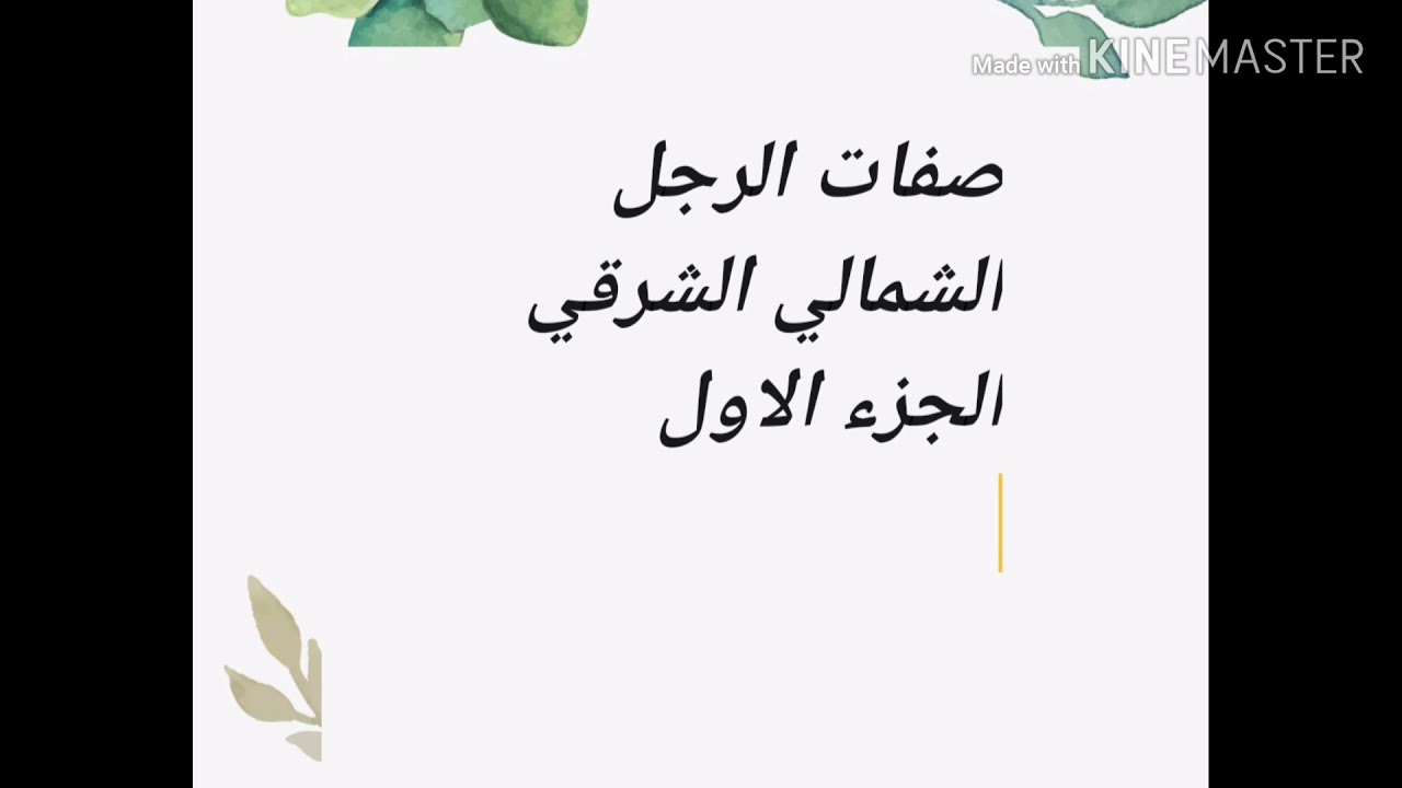 الرجل الشمالي الشرقي طرق التعامل معه من تجميعي