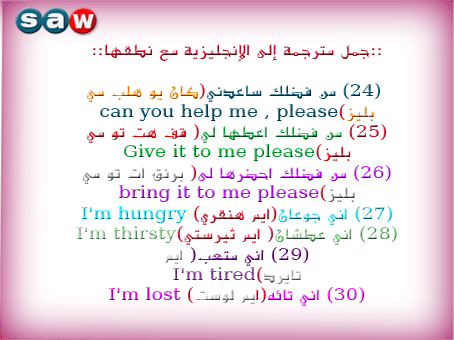 كلمات انجليزيه مترجمه عربي مع النطق كلام في كلام